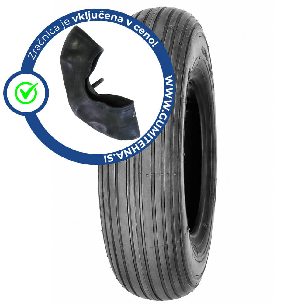 Industrijska guma 4.00x8 4PR S-379 TT TR13-BU - Set