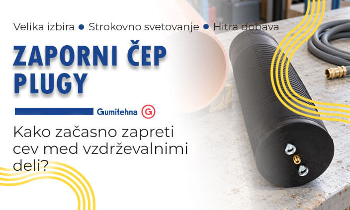 Kako začasno zapreti cev med vzdrževalnimi deli