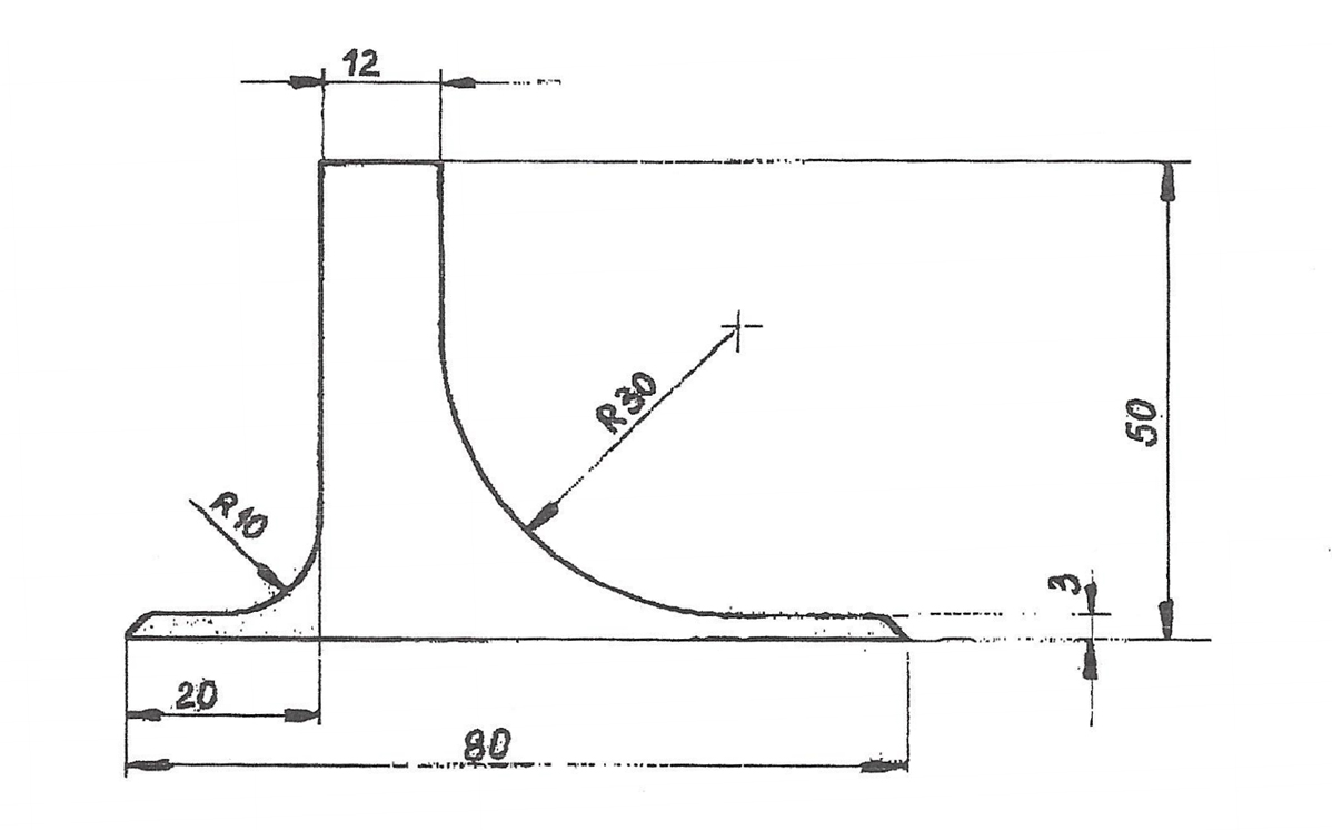 PROFIL 02029 B6 A50 REBRA 3000MM