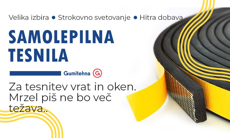 Samolepiln profili za tesnenje oken